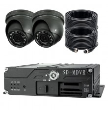 Система видеонаблюдения для транспорта Ps-Link KIT-TR010-SD