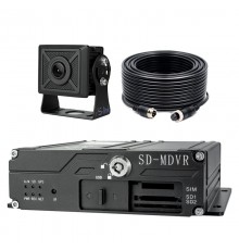 Система видеонаблюдения для транспорта Ps-Link KIT-TR09-SD